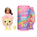 Barbie Cutie Reveal Chelsea Doll & Accessories, Lion Plush Costume & 6 Surprises Including Color Change, Cozy Cute Tees Series, HKR21