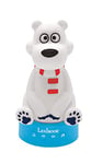 Lexibook, Lighted Teddy Bear Storyteller Nightlight, 30 Stories in English, White, STN01ANXEN