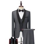 (Veste+Pantalon+Gilet)Costume Homme 3 Pièces Mariage Business Slim Fit Smoking Simple Poitrine À Deux Boutons, Men Suits Pour Fête Confort Blazer Fbc143