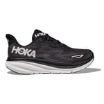 HOKA Clifton 9 löparskor (dam) - Black/White, 36