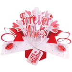 My Valentine Forever & Always Pop Up Valentine's Day Greeting Card Pop-Up Cards