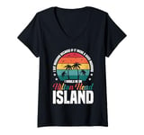 Womens Hilton Head Island Summer Travel Beach Vacation SC V-Neck T-Shirt