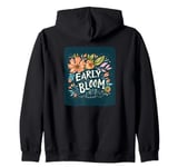 Nice Flowery Early Bloom in Spring Costume Zip Hoodie