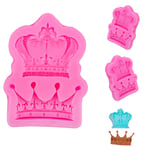 VDL Silicone Crown Icing Mould Cake Topping Decorating Sugar Paste Wax Resin