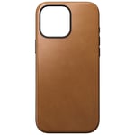 NOMAD iPhone 16 Pro Max Skal Modern Leather Case English Tan