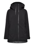 W Nora Long Insulated Jacket Black Helly Hansen