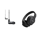 Shure AONIC 3 Wired Sound Isolating Earbuds, Clear Sound, Single Driver with BassPort & JBL Tune 720BT Wireless Over-Ear Headphones, with JBL Pure Bass Sound, Bluetooth 5.3