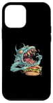 Coque pour iPhone 12 mini Grafton Monster Manger un cheeseburger