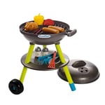 Jouets Ecoiffier - 4668 - Barbecue Charbon + 16 Accessoires - Outillage de Jardin pour Enfants - Jeu de Plein Air Pour Enfants - Jeu d'imitation - Dès 18 Mois - Fabriqué en France