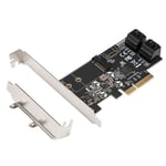 Nouveau PCIe 3.0x2 à M.2 (NGFF) B Key et 4 SATAIII 6G ports internes expansion contrôleur carte support 2230,2242 taille ngff ssd Nipseyteko