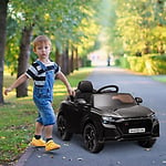 Homcom Audi RS Q8 6V Kids Electric Ride On Car Toy with Remote USB Black