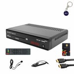 Pack Servimat Récepteur satellite hd + Carte tntsat V6 + Câble hdmi + Câble 12V + Déport ir