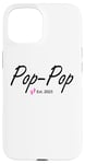 Coque pour iPhone 15 Nouvelle Pop-Pop d'une petite fille créée en 2025