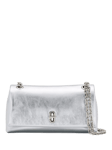 Marc Jacobs Leather The Dual Chain Mini Bag, Silver