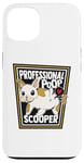 Coque pour iPhone 13 Professional Poop Scooper Chien Wauwau Bouledogue français