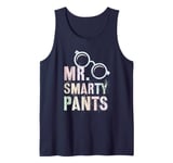 Sarcastic Little MR SMARTY PANTS Educational University I Tank Top