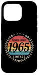 Coque pour iPhone 16 Pro Véritable design d'anniversaire vintage en édition limitée 1965