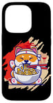 Coque pour iPhone 14 Pro Art japonais et ours panda japonais Ramen