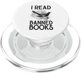 Amateur de lecture de livres, I Read Banned Books, Banned Book Week PopSockets PopGrip pour MagSafe