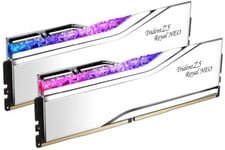 48 GB (2x24GB) DDR5-8400 G.Skill Trident Z5 Royal Neo Silver RGB AMD EXPO CL40