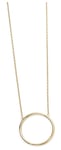 Elements Gold GN224 9k Yellow Gold Open Circle Necklace 43cm Jewellery