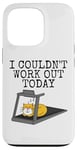 iPhone 13 Pro Cat On A Treadmill, I Couldn't Work Out Today, Fitness Funny Case