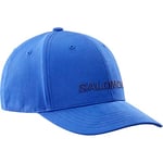 Salomon Logo Casquette Unisexe, Parfaite pour la Course à Pied, Randonnée, Runnning et Marche, Nautical Blue