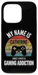 Coque pour iPhone 13 Pro Mon nom est Catherine et j'ai un ajout de jeu