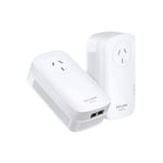 TP-Link AV2000 2-Port Gigabit Passthrough Powerline Starter Kit