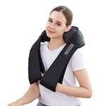 LAOBEN Neck Massager with Heating, Bi-Directional Kneading, Deep Tissue Massage, Back and Shoulder Massager with Massage Rollers, Relaxes Neck Muscles, Gift for Mum, Dad and Friends.