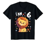 Youth 6 Years old 6 birthday Lions Boy Girl Lion T-Shirt