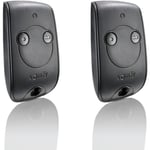 Somfy - lot de 2 télécommandes keytis ns 2 rts - télécommande pour portail et porte de garage - fréquence : 433,42 mhz