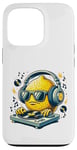 Coque pour iPhone 13 Pro Cool Lemon DJ Casque audio