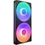 NZXT F280 RGB CORE-fläkt, 2 * 140 mm, svart