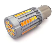 P21/5W LED-lamppu BAY15D 12-24V CANBUS valkoinen-oranssi 2000 + 800lm