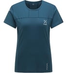 Haglöfs Haglofs 605225_4Q2 L.I.M Strive Tee Women T-Shirt Femme Dark Ocean Taille S