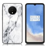 OnePlus Fantasy Marble 7T kuoret - Valkoinen