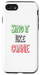 Coque pour iPhone SE (2020) / 7 / 8 Sing it like Concetta Italian Colors Flag Novelty, Italy Tees