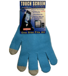 Unisex Mens Womens Blue Touch Screen Winter Warm Gloves Tablets ipads iPhone