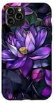 iPhone 11 Pro Purple Lotus Flowers Beautiful Floral Flower Case