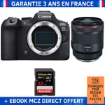 Canon EOS R6 Mark II + RF 50mm f/1.2 L USM + 1 SanDisk 32GB Extreme PRO UHS-II SDXC 300 MB/s + Ebook '20 Techniques pour Réussir vos Photos' - Appareil Photo Hybride