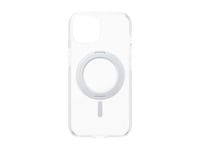 Care By Panzerglass - Baksidedeksel For Mobiltelefon - Med Stativ - Magsafe-Samsvar - Termoplast-Polyuretan (Tpu), Polykarbonat (Pc) - Gjennomsiktig, Sølv - For Apple Iphone 15