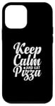 iPhone 12 mini Keep Calm and eat Pizza Italian Case