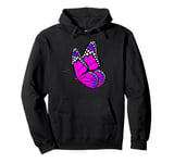 Butterfly Art Garden Beautiful Butterflies. Purple & Cute Pullover Hoodie