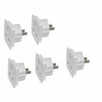 5 x UK to USA, JAPAN, MEXICO CANADA Power Adaptor Plug Converter Travel Adapter