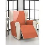 ECOMMERC3 | Housse de fauteuil 1 place / Relax Confort maximum et ajustement complet - Housse pour fauteuil 1 place et fauteuil relax Couleur tuile / corail