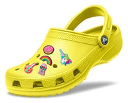 Crocs Classic U, Sabots Mixte Adulte, Jaune (Lemon), 48/49 EU Shoe Charm 5-Pack | Personalize with Jibbitz for, Breloques de Chaussure Mixte Adulte, Everything Nice, Taille Unique