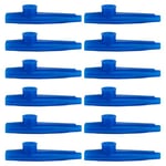 TIGER KAZ7BL-12 Plastic Kazoo Instrument Blue Pack of 12