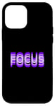 Coque pour iPhone 12 mini Purple Focus Illusion d'optique graphique violet