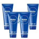 4 x NIVEA Creme Classic Moisturising Hand Cream for All Skin Types